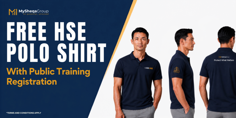 Free HSE Polo Shirt with every MySHEQA public training registration